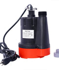 Foolproof Submersible Sump Pump With A Badass One Third HP Motor Moving 2500 GPH, showing heavy-duty thermoplastic design.