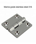 Beefy Heavy Duty Stainless Window Hinges 2 Pack With 4 Hole Mount 316 Stainless Steel Butt Hinges 38mm And 50mm
