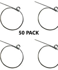 Hella Rugged Fire Extinguisher Hose Cables With Clips 50 Pack Half Inch Black Drop In Ready Replacement For Twenty Pound Units displayed.