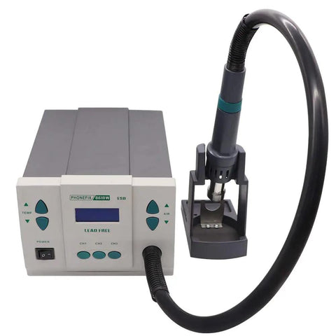 900W Hot Air Rework Station With Three Free Nozzles Soldering Pro Grade Desoldering Tool For iPhone Repairs CH1 CH2 CH3 Control