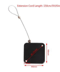 Punch Free Automatic Sensor Door Closer For Home And Office Doors Simple No Drill Setup with 150cm extension cord