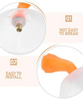 6-Piece Agricultural Spray Nozzle Set For Electric Farm Sprayer With Windproof Shield, close-up of nozzle and installation feature.