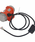Beefed Up 220V 3600 RPM Industrial Vibration Motor IP66 Rated for Factory Equipment Low Noise and High Efficiency with Durable Bearings and Copper Coils Ideal for Mining Metallurgy Construction Powder Spraying and Processing Machinery, orange motor with cable
