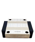 Top view of Smooth Glide Linear Guide Block HSR15 HSR15B Set with Precision Linear Bearing GK Block for CNC Machines.