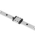 Professional Miniature Linear Guide Slider With High Precision And Smooth Motion Hardened Rail Block For CNC Machinery And Automation Systems 170mm Length Micrometer Level Accuracy, showing metal rail and slider block