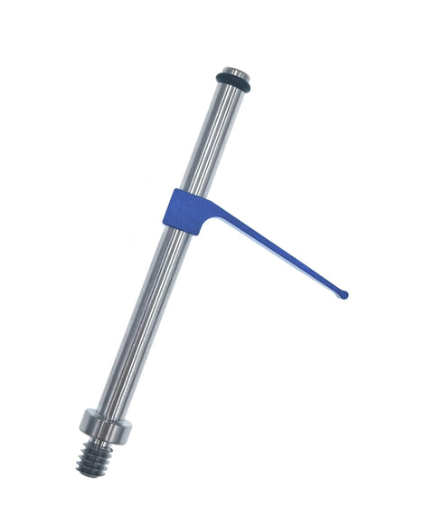 Tension Clamp For Coordinate Measuring, 1/4-20 UNF Thread, 33 Mm Clamp, 78 Mm Post Length, Stainless Steel Post, Aluminum Alloy Clamp
