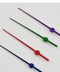 Multicolor watch hands set 12.5mm single second hand for NH34 NH35 NH36 NH38 movements precision cut quartz mechanical dials