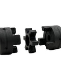 Flexible L Jaw Coupling Set L075 Seven Sixteenths To Three Quarters Inch Bore Three Piece With Rubber Spider for log wood splitter