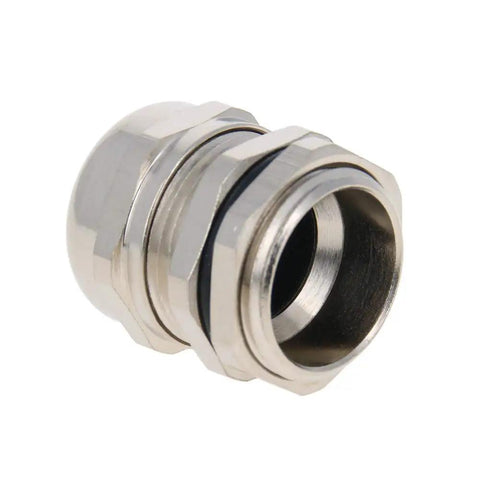 Metal Waterproof M22 Cable Glands Set With Adjustable Joints For 10 To 13 Mm Diameter Cables Durable Silver Connectors