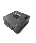 Top Shelf 3000W Led Uv Gel Curing Lamp With Cold Wind Fan 365Nm Dual Cure Station rear view showing cooling fan and power switch.