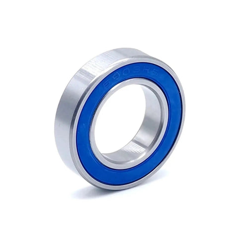 Top Tier 4 Pcs 6903RS Bearings For Bike Hubs Measure 17x30x7 Mm round bearing with blue seal for smooth bike wheel performance.