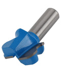 Heavy Duty 1/2 Inch Shank Drawer Pull Router Bit With Tungsten Steel And PTFE Coating for smooth wood carving and precision projects.