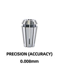 1pc ER Spring Collet Chuck Spindle Motor Built Hard As Nails For Heavy Duty CNC Milling And Lathe Work Smooth High Speed Spin Crushes Real Jobs While Keeping The Rig Locked In Tight, stainless steel collet with precision accuracy of 0.008mm.