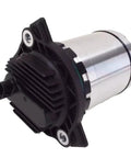 Top Shelf Direct Bolt Electric Oil Pump For Tesla Model S X 3 Y 2016 To 2023 No Sweat Drop In Replacement With Steel Reinforced Abs Housing Black Finish Part 110820200K close-up view of pump components.