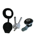 Black Box Cam Lock For Doors And Windows, Heavy-Duty DIY Window Hardware with keys, 1 Piece, MS407 MS479 Compatible