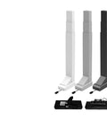 Reliable Heavy Duty Linear Actuator Motor For Tv Lifts And Motorized Table Legs delivering smooth electric lifting action, view from front with three color options.