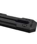 Low Profile Nylon Kayak Track Mount System For Rail Gear Including Fishing Rod Holders And Cup Holders Corrosion Resistant Easy Install 6 Inch 9 Inch Or 12 Inch Length Options, black nylon rail mount