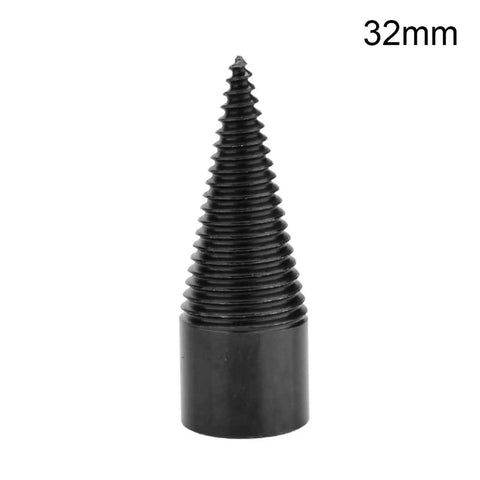 Heavy Duty Wood Splitting Drill Bit Cone Compatible With Electric Hammer 32 To 42 Mm, 32mm tapered log splitter.