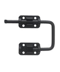 Sliding Door Loop Lock U Shaped Metal Flip Bolt Latch For Uneven Doors Small Slide Latches Hardware Matte Black Finish