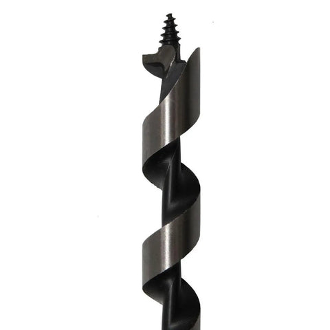 Heavy Duty Straight Shot Rugged 9/16 By 30 Inch Long Auger Drill Bit For Wood, high carbon steel with spiral flutes.