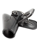 Close-up of black Cable Wrap Spiral Guide Tool For Wire Organization 10mm Diameter Rugged Plastic Cable Tidy Organizer