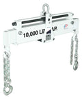 Professional Grade 10000 Pound Load Leveler For Engine Hoists And Floor Cranes with adjustable width and chains.