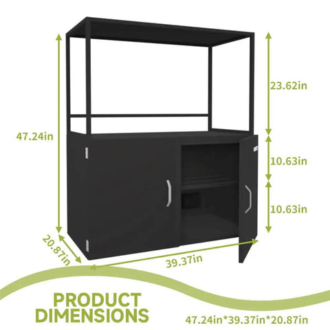 Beefy 300L Filament Storage Cabinet With Dehumidifier For 3D Printing, Airtight Seal Keeps PLA ABS TPU Dry, dimensions shown