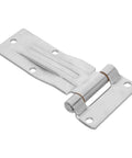 Beefy Heavy Duty Stainless Steel Trailer Door Hinge Set For Trailers, Containers, And Coastal Use, Corrosion Resistant, Quiet Operation, Easy Install, Triangle Hole Spacing 58x41mm, Built Tough For Marine And Outdoor Gear, silver hinge