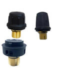 Safety Valve With Integrated Anti Slip Washer For Vibration Prone Machinery, Keeps Fasteners Tight And Resists Loosening Under Heavy Equipment Vibration, Tough As Nails Performance For Reliable, Secure Fastening And Reduced Maintenance, brass and black