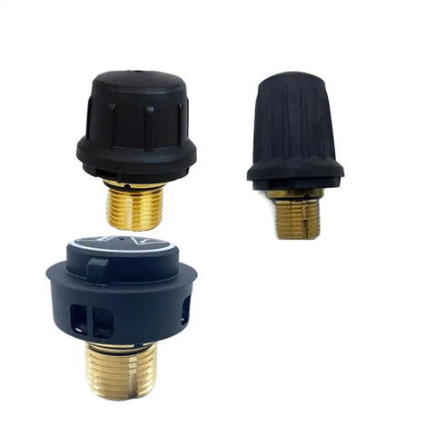 Safety Valve With Integrated Anti Slip Washer For Vibration Prone Machinery, Keeps Fasteners Tight And Resists Loosening Under Heavy Equipment Vibration, Tough As Nails Performance For Reliable, Secure Fastening And Reduced Maintenance, brass and black