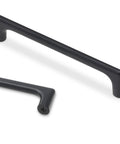 Ten Pack 5 Inch Matte Black Cabinet Pulls For Kitchen Cabinets, Drawers, Closets, And Dressers Durable Solid Hardware