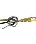 Hex Dogging Key Set With One Eighth Inch Five Thirty Seconds Inch And Seven Thirty Seconds Inch Sizes For Push Bar Panic Exit Device, shown with keychain