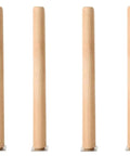 Set Of 4 Tapered Beech Wood Furniture Legs With Anti Slip Design For Chairs, Sofas, Dressers, TV Stands And Cabinets