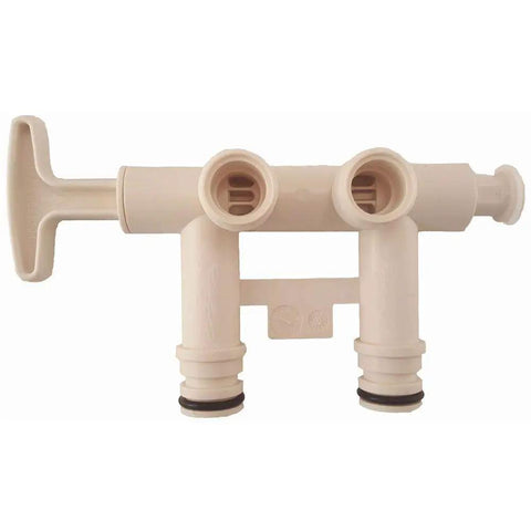 Water Softener Bypass Valve With Threaded Adapters OEM Replacement Part For Kenmore, GE, Whirlpool, Morton, 1-inch connections