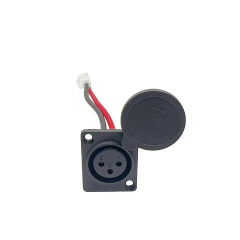 3 Pin 2 Wires XLR Charger Port For Razor MX650 MX500 SX500 Dirt Rocket Bikes And EcoSmart Metro Kids Electric Scooters E Scooters E Bikes Off Road Motocross Parts Ride Ready Upgrade Kit