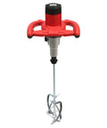 Beast 2800W Dual Paddle Electric Mortar Stirrer with heavy-duty aluminum head and galvanized stirrer, front view