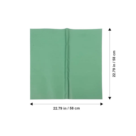 Green sheet from Pearlescent Floral Wrapping Paper Sheets Set 20 Pack Boss Level Breathable And Cuttable Design For Bouquets.