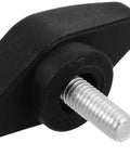 Rock Solid Microphone Stand Thumb Screws Decked Out With Tee Wing Knobs And Heavy Duty Clamping Hardware for easy grip