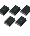 Set Of 5 M6 Thread Aluminum Alloy Sliders For Mounting Woodworking Equipment On Table Saws Press Tables And Workbenches Black Finish