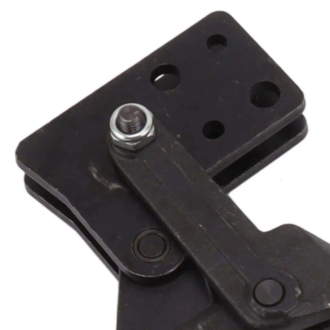 Close-up of Heavy Duty Toggle Clamp Built From High Carbon Steel With 700kg Holding Force Ideal For Welding And Mechanical Projects