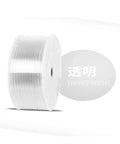 Premium Clear Polyurethane Air Pneumatic Hose Tube 80 Meter Roll 14mm Outer By 10mm Inner, transparent coil for easy airflow monitoring.