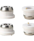 Ceramic Ring For Fiber Laser Machine Head D21.5 D21.4 M8 H14 H13 Heavy Duty Premium Pro Grade Durable Wear Resistant Replacement Part Easy Install For Cutting Machines 1 Piece High Performance Component, white ceramic rings
