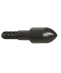 Titan 9/32 Inch Archery Steel Target Points 125 Grains Six Pack Black bullet-shaped tip for foam targets