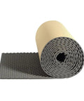 High Density Self Adhesive Acoustic Foam Roll Egg Crate Design kick the echo to the curb for flawless podcasts and gaming streams grey roll with peel back feature.