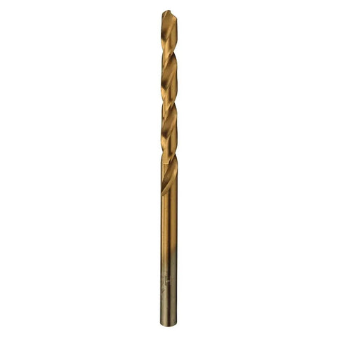 12 Piece Three Thirty Second Inch Titanium Nitride Coated Drill Bit Set For Metal Plastic Wood M2 High Speed Steel Jobber Length With 118 Degree Point And Straight Shank Built Tough As Nails For Fast Clean Holes