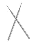 Two Pack Repair Hook for Eyeglasses and Sunglasses, Compact Portable Eyewear Tool for Quick Adjustments and Fixes, silver hooks crossed