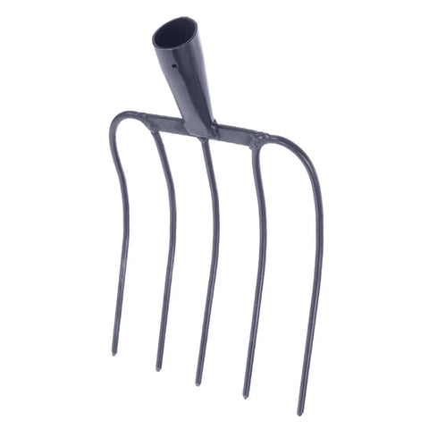 Heavy Duty Farm Grass Fork Multi Functional Manure Tool With Five Point Design For Horse And Cow Waste Outdoor Farming
