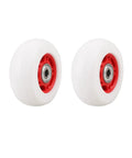 Heckuva Durable Replacement Caster Wheels For Razor Crazy Cart Xl Dlx Shift Set Of Two Bright Red 76Mm By 30Mm smooth rolling tires pair with 8mm axle.