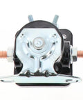 SS581T Starter Solenoid Replacement For Cars And Trucks, black durable auto electrical part with premium coil, front view