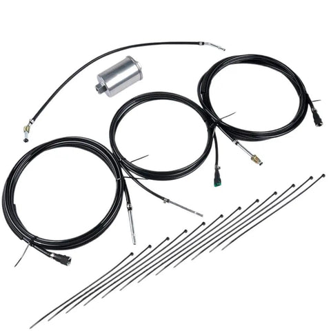 Premium Nylon Fuel Line Replacement Kit For Chevy Tahoe Suburban Avalanche And GMC Yukon XL 1500 2500 Models Fits 2000 Through 2004 Years Direct Swap Build To Stop Leaks Fast. Black nylon fuel lines, silver filter, and clips included